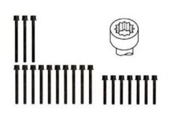 PAYEN HBS077 Комплект болтов головки цилидра 
