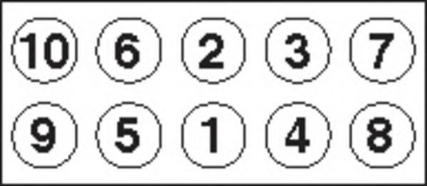 PAYEN HBS074 Комплект болтов головки цилидра 