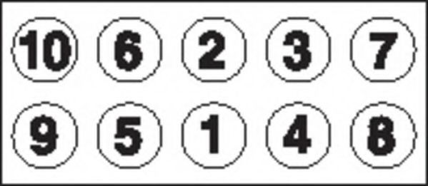 PAYEN HBS113 Комплект болтов головки цилидра 