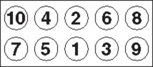 PAYEN HBS121 Комплект болтов головки цилидра 