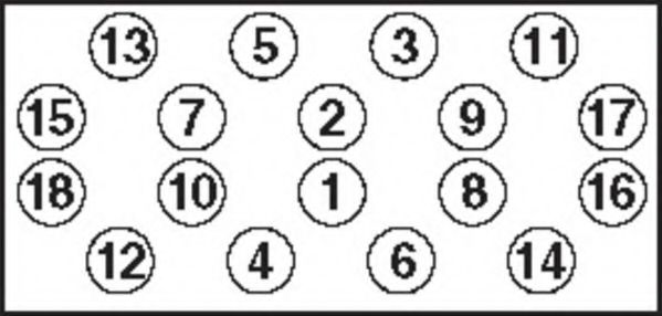 PAYEN HBS194 Комплект болтов головки цилидра 