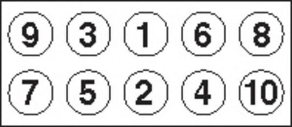 PAYEN HBS195 Комплект болтов головки цилидра 