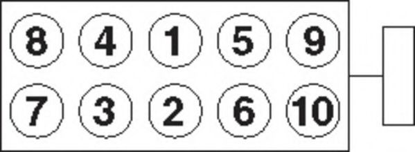 PAYEN HBS245 Комплект болтов головки цилидра 