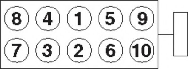 PAYEN HBS283 Комплект болтов головки цилидра 