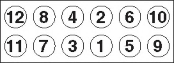 PAYEN HBS293 Комплект болтов головки цилидра 