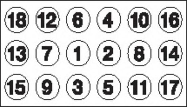 PAYEN HBS513 Комплект болтов головки цилидра 