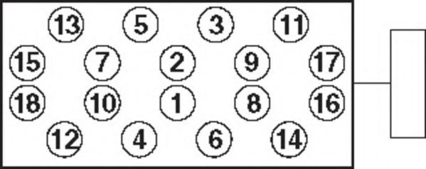 PAYEN HBS314 Комплект болтов головки цилидра 