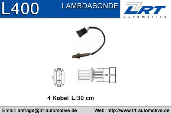 LRT L400 Лямбда-зонд M40 для FORD FIESTA (Форд Фиэста) LRT L400 Лямбда-зонд M40 для FORD FIESTA (Форд Фиэста)