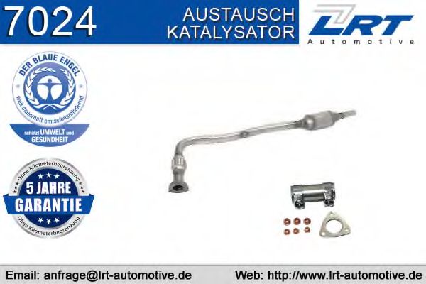 LRT 7024 Катализатор для VOLKSWAGEN POLO (Фольксваген Поло)