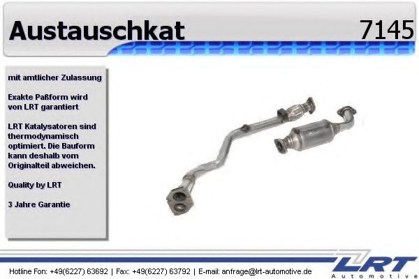 LRT 7145 Катализатор для OPEL OMEGA B (Опель Омега б) LRT 7145 Катализатор для OPEL OMEGA B (Опель Омега б)