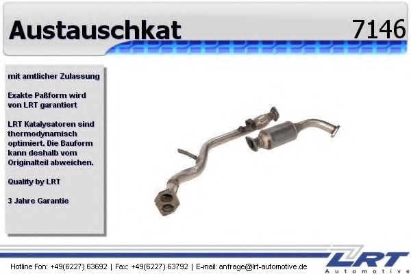 LRT 7146 Катализатор для OPEL OMEGA B (Опель Омега б) LRT 7146 Катализатор для OPEL OMEGA B (Опель Омега б)