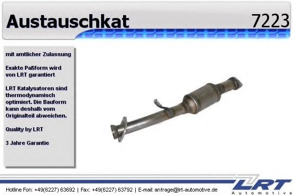 LRT 7223 Катализатор для FORD ESCORT 95 (Форд Эскорт 95) LRT 7223 Катализатор для FORD ESCORT 95 (Форд Эскорт 95)