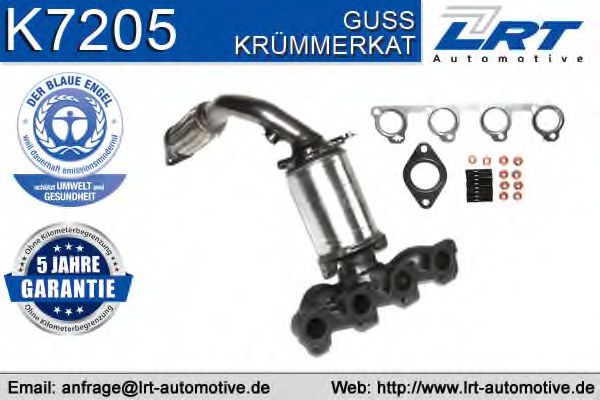 LRT K7205 Катализатор коллектора для FORD STREET KA (Форд Стрээт ка) LRT K7205 Катализатор коллектора для FORD STREET KA (Форд Стрээт ка)