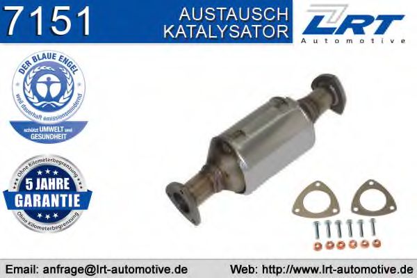 LRT 7151 Катализатор для OPEL OMEGA A (Опель Омэга а) LRT 7151 Катализатор для OPEL OMEGA A (Опель Омэга а)