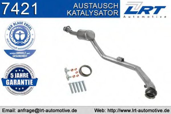 LRT 7421 Катализатор для MERCEDES-BENZ SLK (Мэрcэдэс-бэнз Слк)