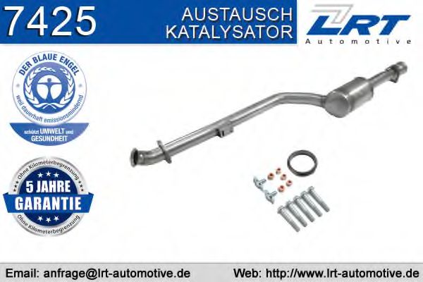 LRT 7425 Катализатор для MERCEDES-BENZ CLC-CLASS (Мэрcэдэс-бэнз Cлс класс) LRT 7425 Катализатор для MERCEDES-BENZ CLC-CLASS (Мэрcэдэс-бэнз Cлс класс)