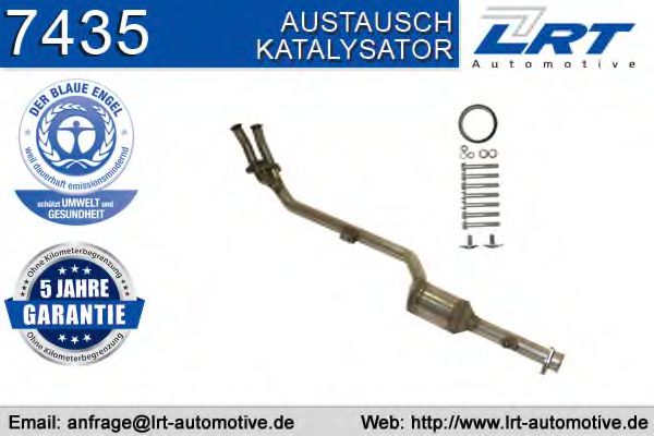 LRT 7435 Катализатор для MERCEDES-BENZ CLC-CLASS (Мэрcэдэс-бэнз Cлс класс) LRT 7435 Катализатор для MERCEDES-BENZ CLC-CLASS (Мэрcэдэс-бэнз Cлс класс)