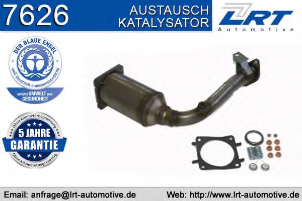 LRT 7626 Катализатор для PEUGEOT 206 (Пежо 206) LRT 7626 Катализатор для PEUGEOT 206 (Пежо 206)