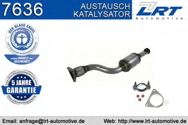 LRT 7636 Катализатор для RENAULT SCNIC I (Рено Сценик и) LRT 7636 Катализатор для RENAULT SCNIC I (Рено Сценик и)