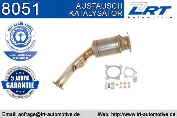 LRT 8051 Катализатор для AUDI A5 (Ауди А5) LRT 8051 Катализатор для AUDI A5 (Ауди А5)