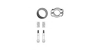 HJS 82 22 4406 Монтажный комплект, катализатор для PEUGEOT 205 II (Пежо 205 2) HJS 82 22 4406 Монтажный комплект, катализатор для PEUGEOT 205 II (Пежо 205 2)