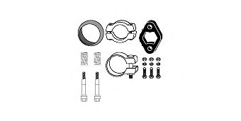 HJS 82 22 4499 Монтажный комплект, катализатор для PEUGEOT 205 II (Пежо 205 2) HJS 82 22 4499 Монтажный комплект, катализатор для PEUGEOT 205 II (Пежо 205 2)