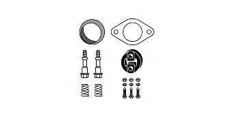 HJS 82 49 8305 Монтажный комплект, катализатор для HYUNDAI ATOZ (Хендай Атоз) HJS 82 49 8305 Монтажный комплект, катализатор для HYUNDAI ATOZ (Хендай Атоз)