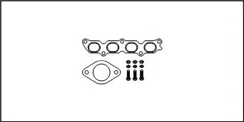 HJS 82 15 6675 Монтажный комплект, катализатор для FORD FUSION (Форд Фьюжн)