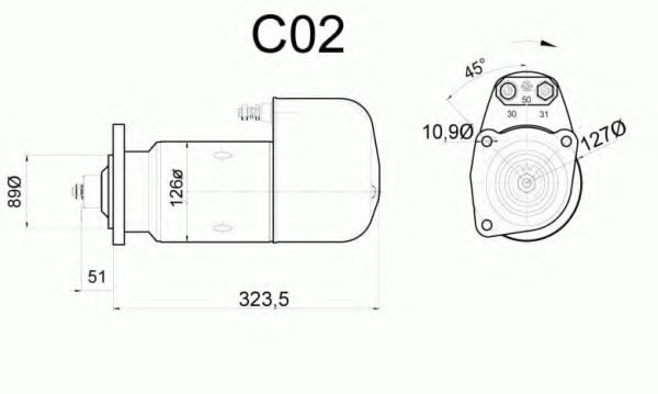 DELCO REMY 19024148 Стартер 