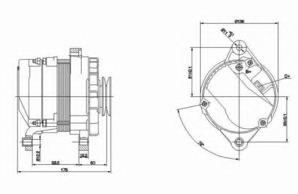DELCO REMY 19025062 Генератор для LANCIA (Лансиа/лянча) DELCO REMY 19025062 Генератор для LANCIA (Лансиа/лянча)