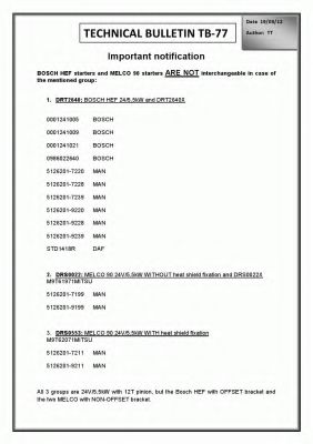 DELCO REMY DRS0022 Стартер 