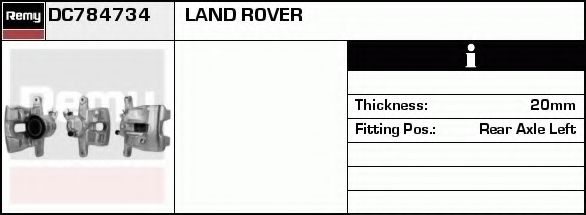 DELCO REMY DC784734 Тормозной суппорт для LAND ROVER RANGE ROVER SPORT (Ленд ровер/лэнд ровер Рангэ ровер спорт) DELCO REMY DC784734 Тормозной суппорт для LAND ROVER RANGE ROVER SPORT (Ленд ровер/лэнд ровер Рангэ ровер спорт)