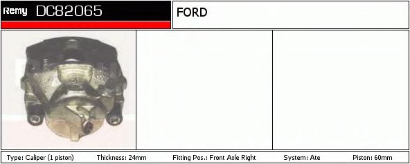 DELCO REMY DC82065 Тормозной суппорт для FORD (Форд) DELCO REMY DC82065 Тормозной суппорт для FORD (Форд)