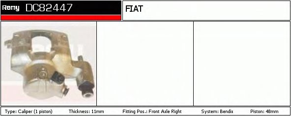 DELCO REMY DC82447 Тормозной суппорт для FIAT SEICENTO / 600 (Фиат Сэиcэнто / 600) DELCO REMY DC82447 Тормозной суппорт для FIAT SEICENTO / 600 (Фиат Сэиcэнто / 600)