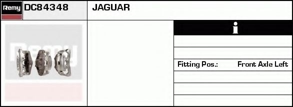 DELCO REMY DC84348 Тормозной суппорт для JAGUAR (Ягуар) DELCO REMY DC84348 Тормозной суппорт для JAGUAR (Ягуар)