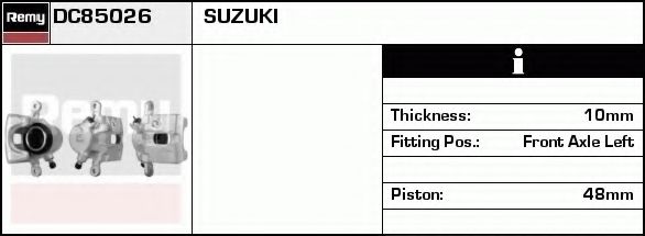 DELCO REMY DC85026 Тормозной суппорт для SUZUKI X-90 (Сузуки X-90) DELCO REMY DC85026 Тормозной суппорт для SUZUKI X-90 (Сузуки X-90)