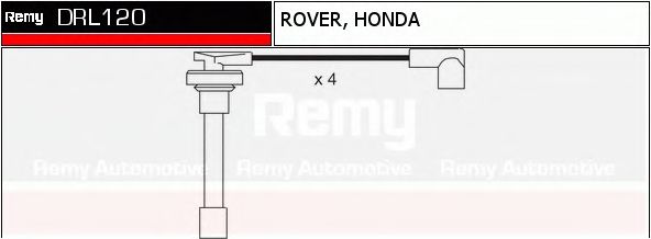 DELCO REMY DRL120 Комплект проводов зажигания для ROVER 400 (Ровер 400) DELCO REMY DRL120 Комплект проводов зажигания для ROVER 400 (Ровер 400)