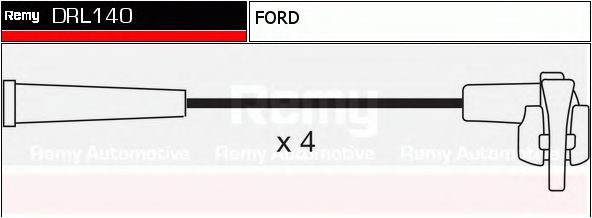DELCO REMY DRL140 Комплект проводов зажигания для FORD ORION III (Форд Орион 3) DELCO REMY DRL140 Комплект проводов зажигания для FORD ORION III (Форд Орион 3)