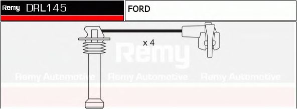 DELCO REMY DRL145 Комплект проводов зажигания для FORD MONDEO II (Форд Мондео 2) DELCO REMY DRL145 Комплект проводов зажигания для FORD MONDEO II (Форд Мондео 2)