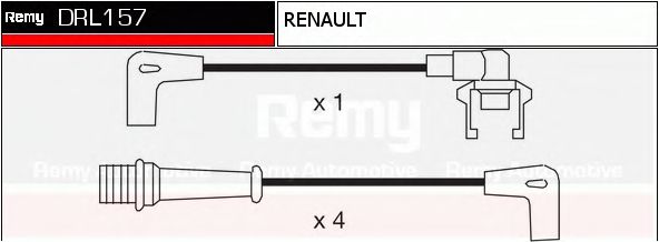 DELCO REMY DRL157 Комплект проводов зажигания для RENAULT SAFRANE (Рено Сафранэ) DELCO REMY DRL157 Комплект проводов зажигания для RENAULT SAFRANE (Рено Сафранэ)