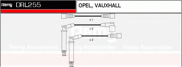 DELCO REMY DRL255 Комплект проводов зажигания для OPEL OMEGA A (Опель Омэга а) DELCO REMY DRL255 Комплект проводов зажигания для OPEL OMEGA A (Опель Омэга а)