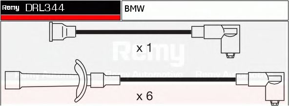 DELCO REMY DRL344 Комплект проводов зажигания для BMW 7 (Бмв 7) DELCO REMY DRL344 Комплект проводов зажигания для BMW 7 (Бмв 7)