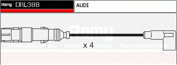 DELCO REMY DRL388 Комплект проводов зажигания для AUDI A3 (Ауди А3) DELCO REMY DRL388 Комплект проводов зажигания для AUDI A3 (Ауди А3)
