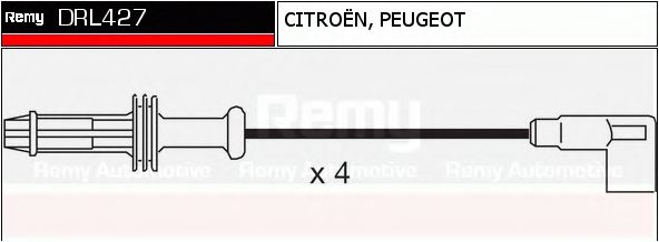 DELCO REMY DRL427 Комплект проводов зажигания для CITROËN CHANSON (CитроËн Чансон) DELCO REMY DRL427 Комплект проводов зажигания для CITROËN CHANSON (CитроËн Чансон)