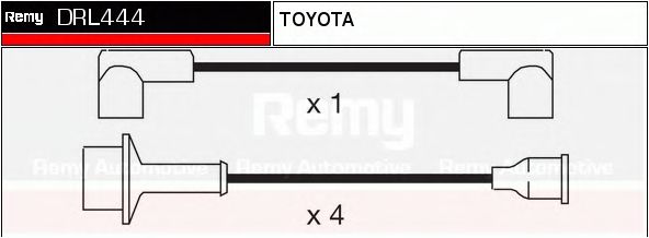 DELCO REMY DRL444 Комплект проводов зажигания для TOYOTA COROLLA (Тойота/тоета Cоролла) DELCO REMY DRL444 Комплект проводов зажигания для TOYOTA COROLLA (Тойота/тоета Cоролла)