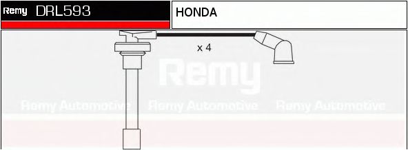 DELCO REMY DRL593 Комплект проводов зажигания для HONDA SHUTTLE (Хонда Шуттлэ) DELCO REMY DRL593 Комплект проводов зажигания для HONDA SHUTTLE (Хонда Шуттлэ)
