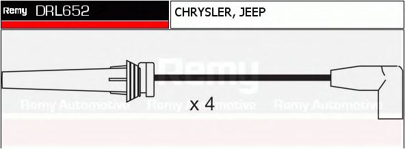 DELCO REMY DRL652 Комплект проводов зажигания для JEEP LIBERTY (Джип Либэртъ) DELCO REMY DRL652 Комплект проводов зажигания для JEEP LIBERTY (Джип Либэртъ)