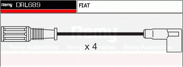 DELCO REMY DRL689 Комплект проводов зажигания для FIAT SIENA (Фиат Сиэна) DELCO REMY DRL689 Комплект проводов зажигания для FIAT SIENA (Фиат Сиэна)