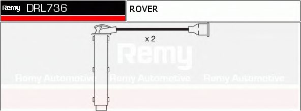 DELCO REMY DRL736 Комплект проводов зажигания для ROVER 25 (Ровер 25) DELCO REMY DRL736 Комплект проводов зажигания для ROVER 25 (Ровер 25)