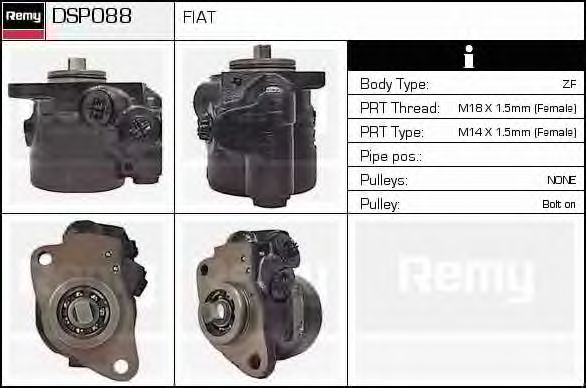 DELCO REMY DSP088 Гидравлический насос, рулевое управление для RENAULT MASTER II (Рено Мастэр 2) DELCO REMY DSP088 Гидравлический насос, рулевое управление для RENAULT MASTER II (Рено Мастэр 2)